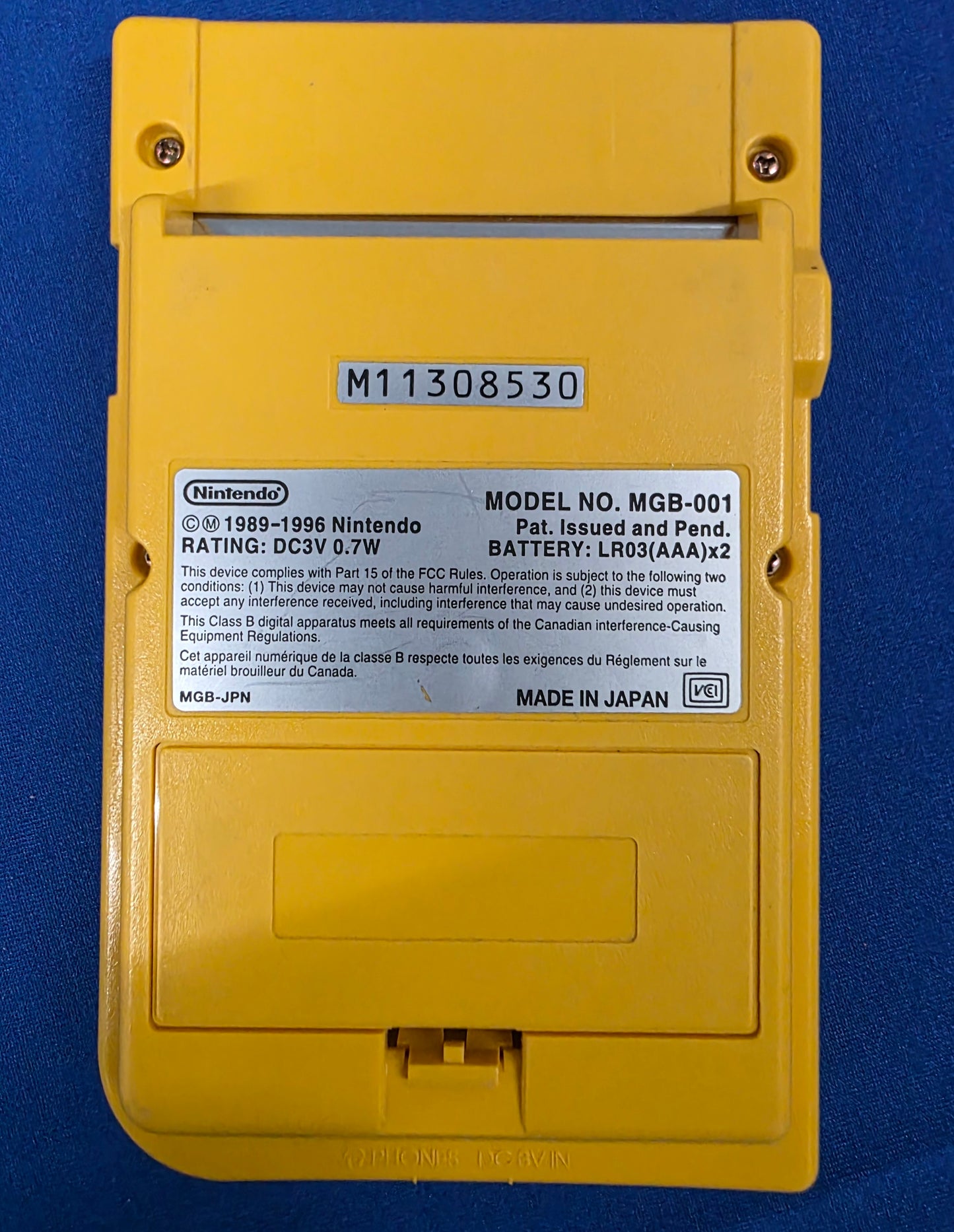 Game Boy Pocket - Yellow
