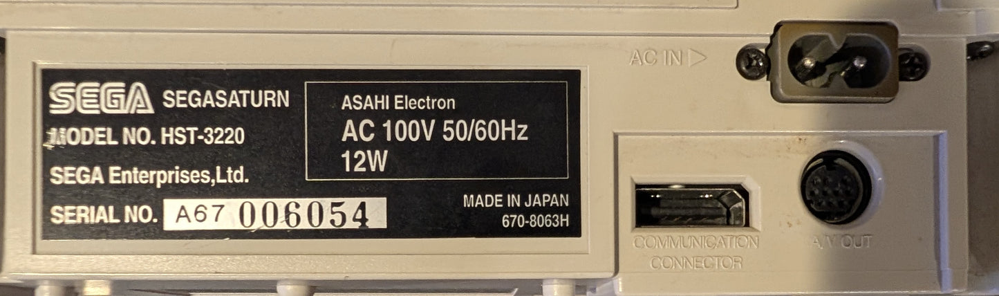 Sega Saturn - JUNK