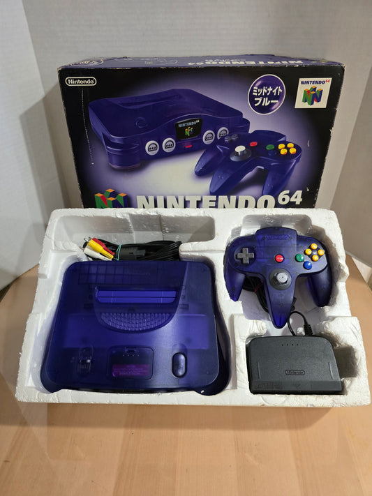 Midnight Blue N64 Console
