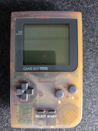 Clear Game Boy Pocket (Yellowed)