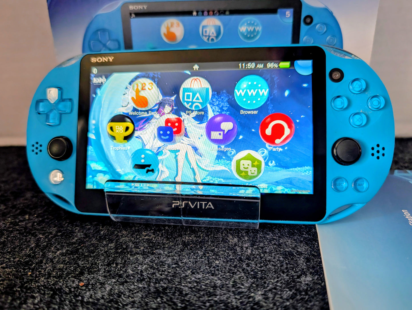 Aqua Blue PSVita (Modded)
