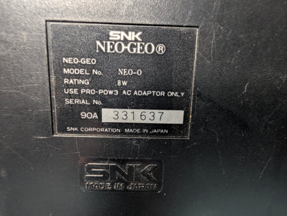 Neo Geo AES - BAD VIDEO
