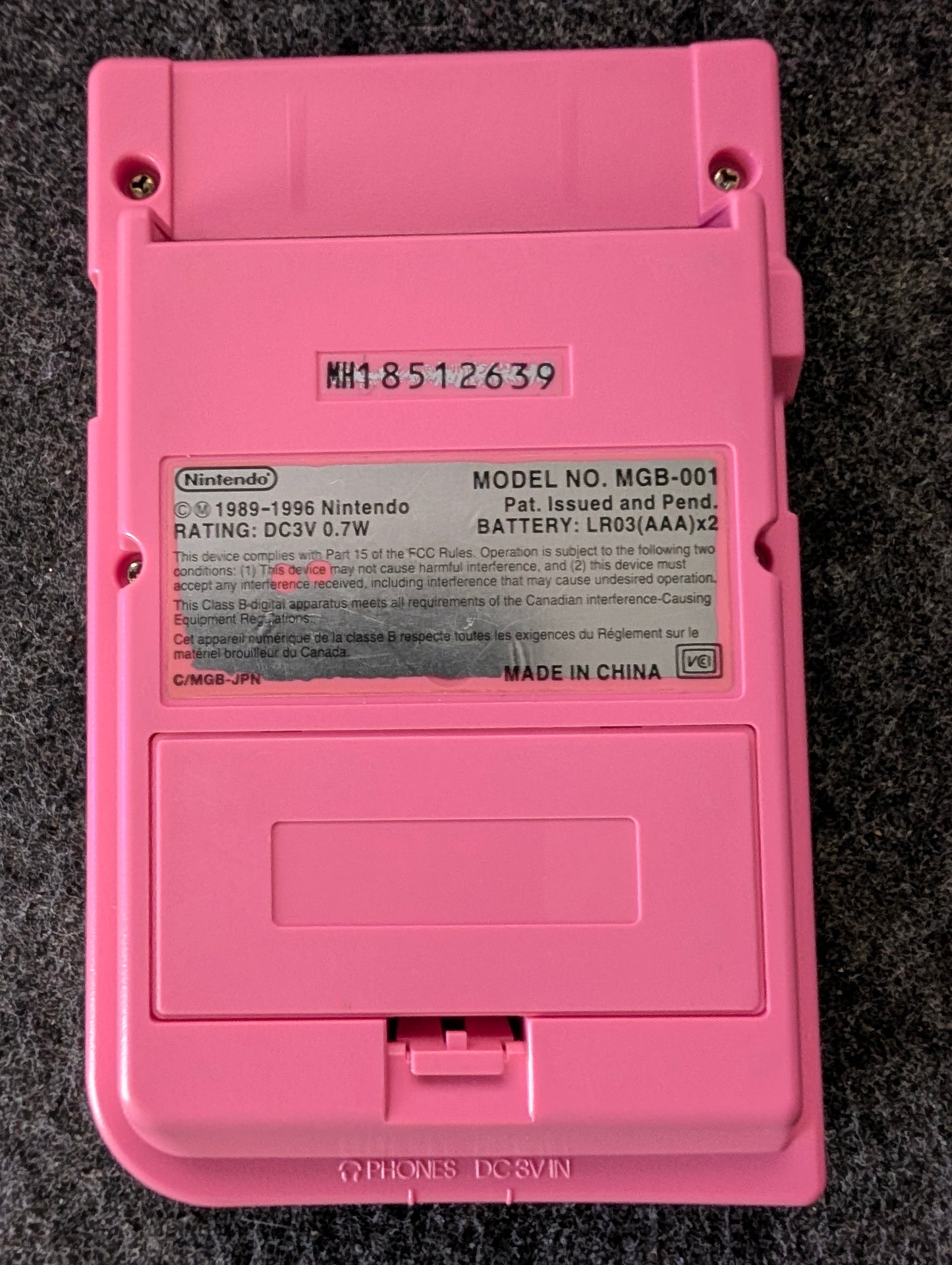 Game Boy Pocket - Pink Edition