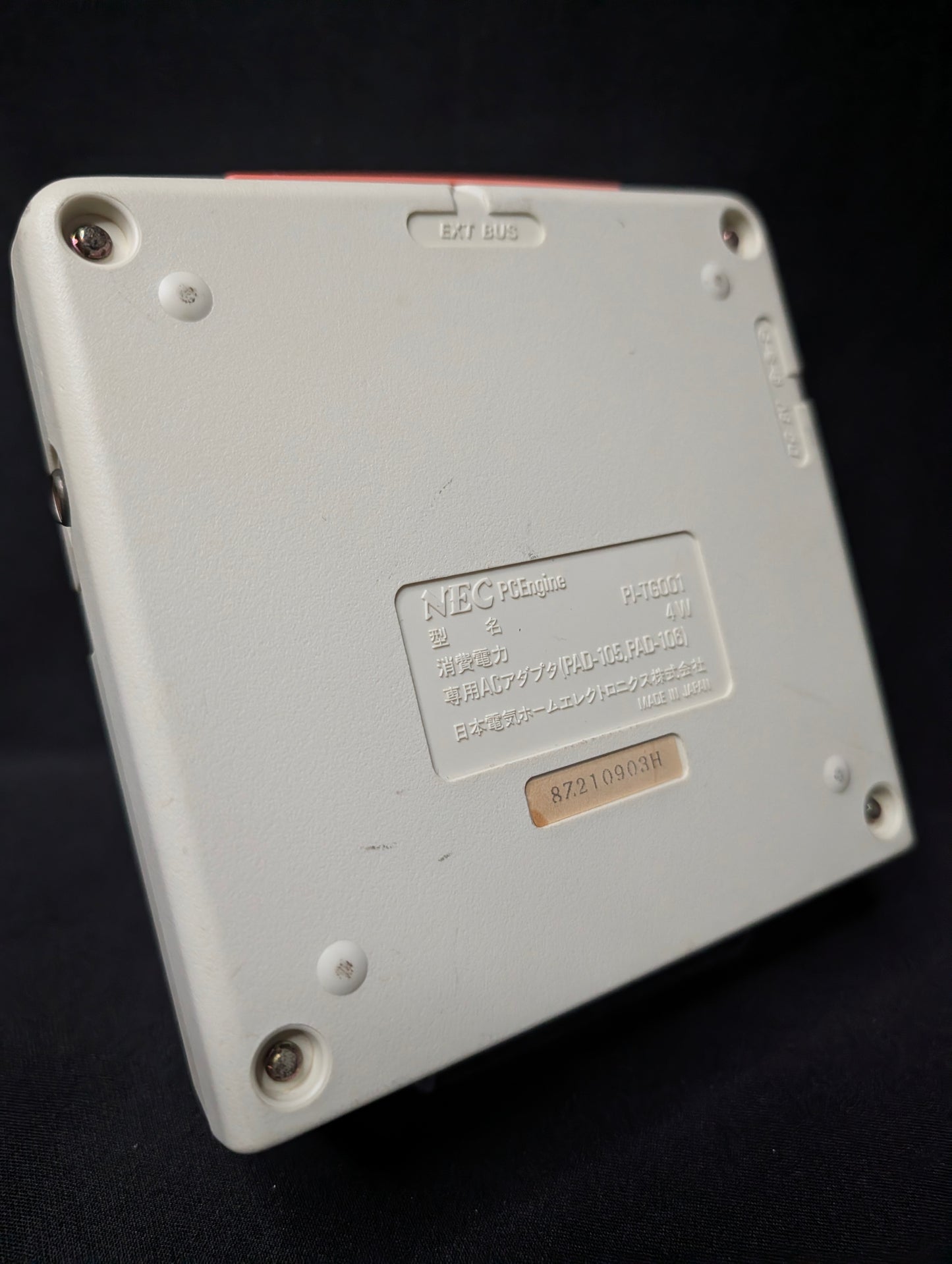 PC Engine White Console