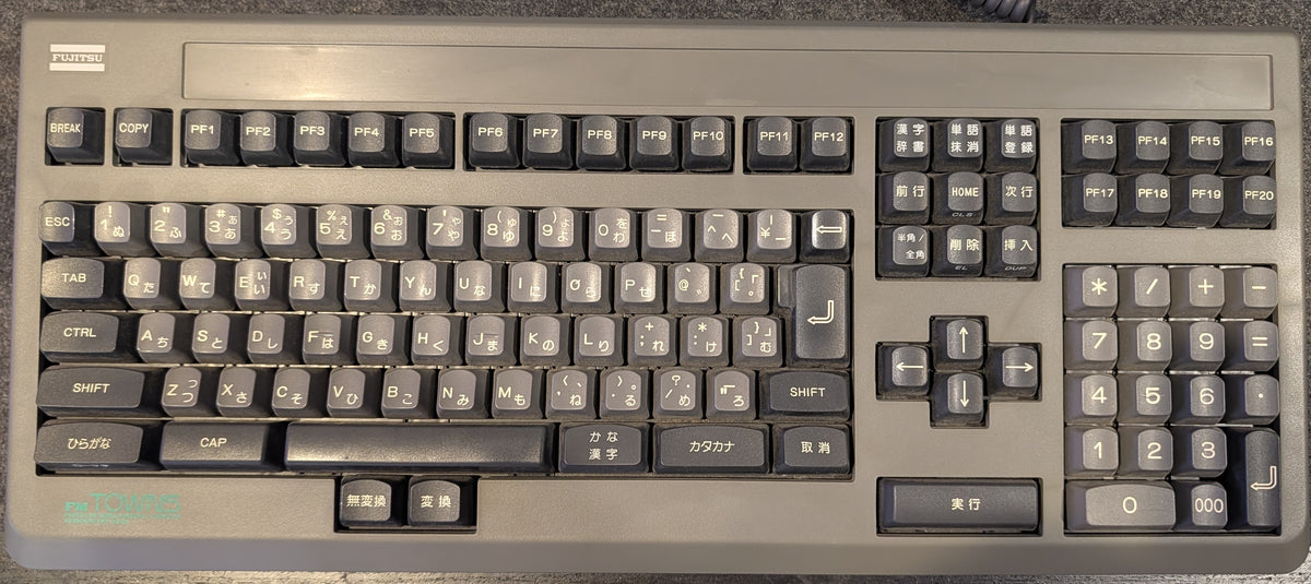 Fujitsu FMT-KB105 JIS Keyboard (FM Towns) Japanese import